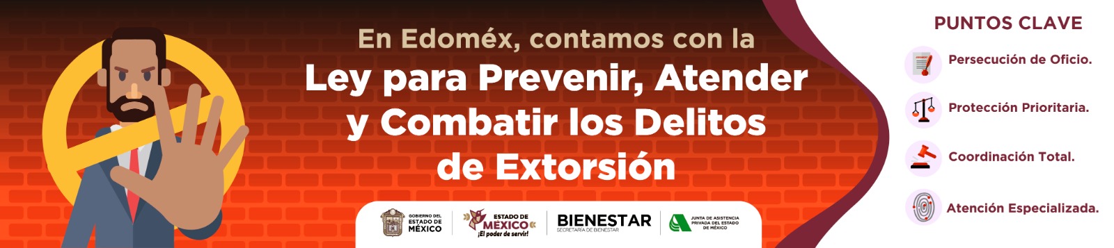 Ley para Prevenir, Atender y Combatir los Delitos de Extorsión